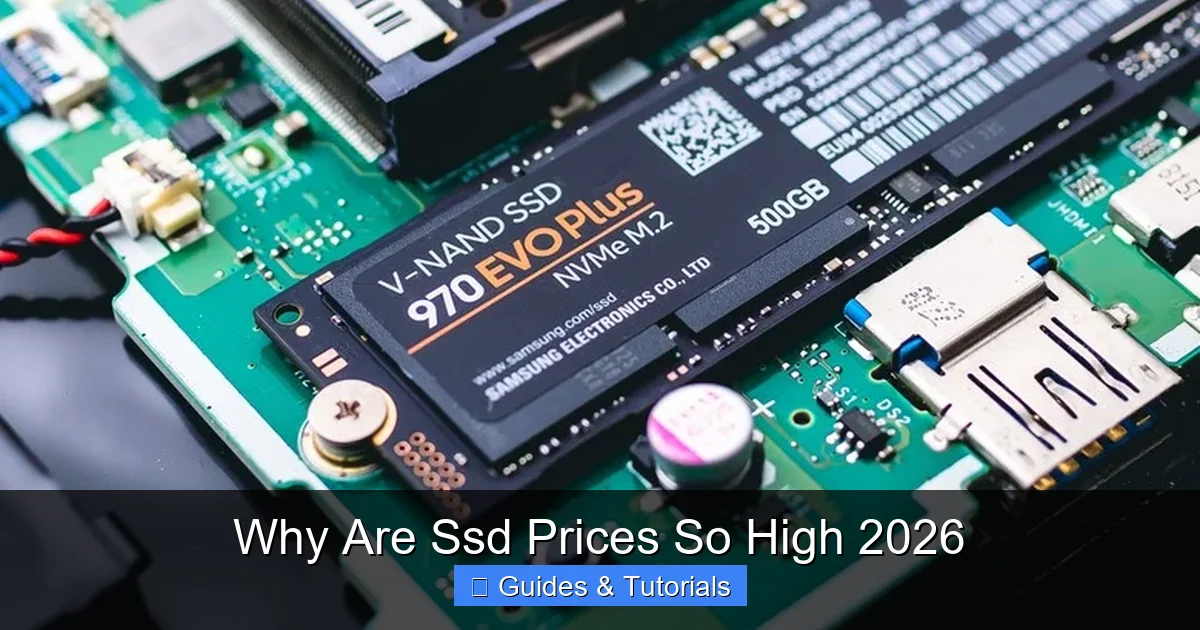 Why Are Ssd Prices So High 2026