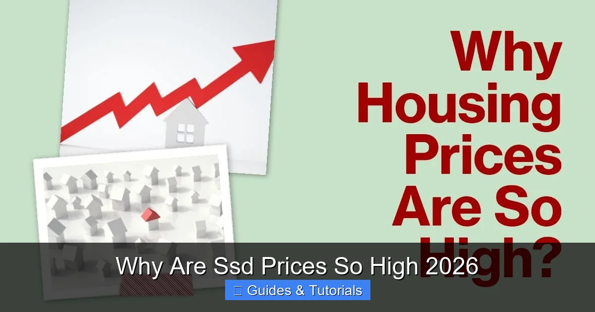 Why Are Ssd Prices So High 2026